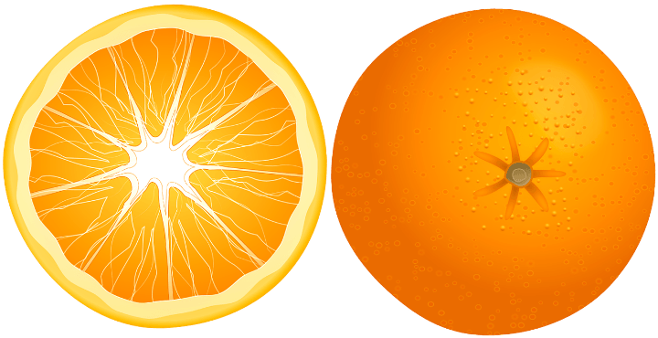 шаблон апельсин