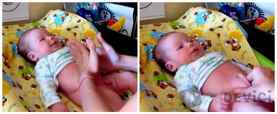 массаж от коликов у новорожденных