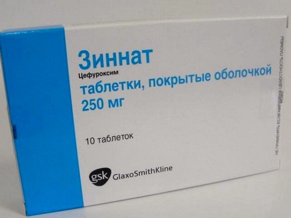 Зиннат - препарат на основе цефуроксима