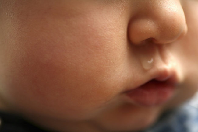 Заложенный нос у новорождённого