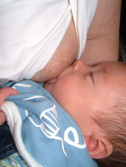 Breastfeeding with deep latch on Jaundice in Breastfeeding Babies