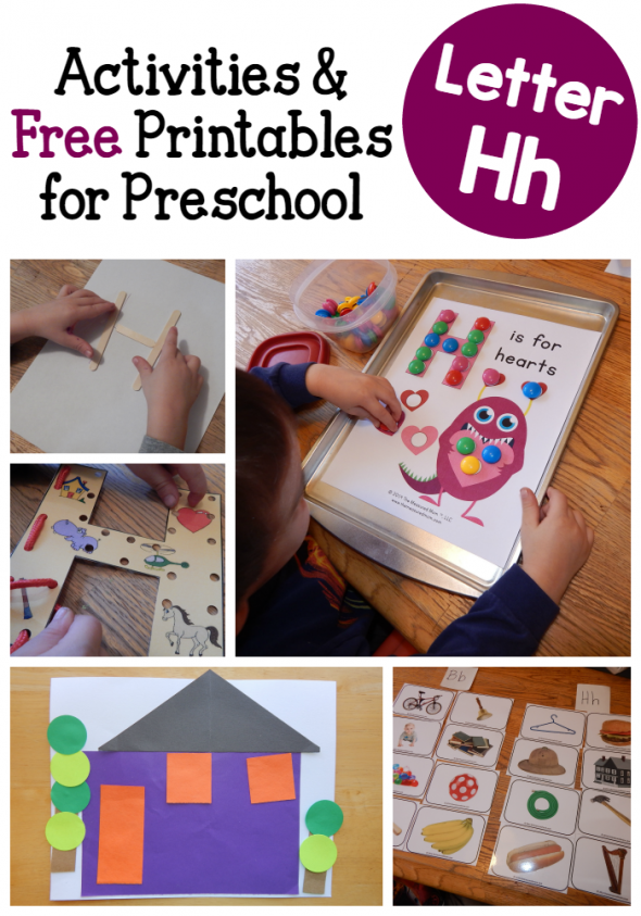 letter H activities for preschool