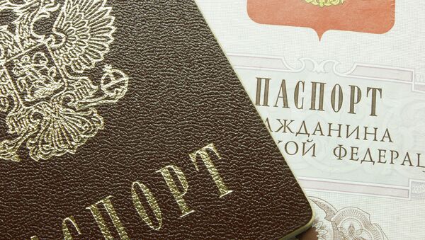 Паспорт гражданина Российской Федерации. Архивное фото