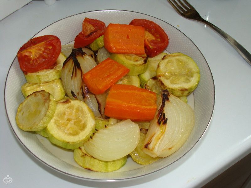 Овощи запеченные в аэрогрили