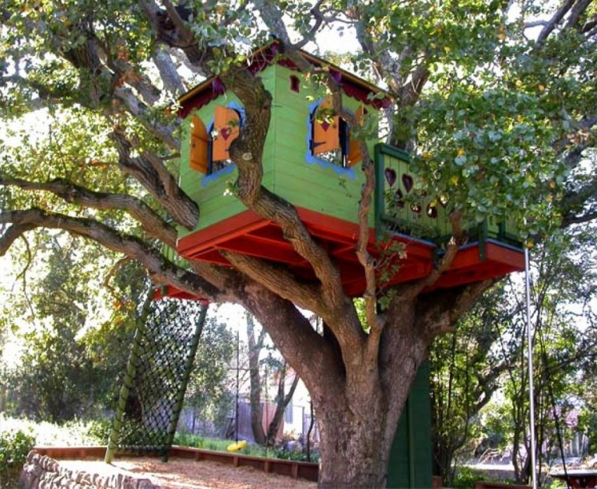 домик для детей на дереве