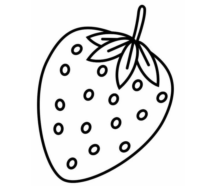 Нарисованные картинки фрукты для детей 025