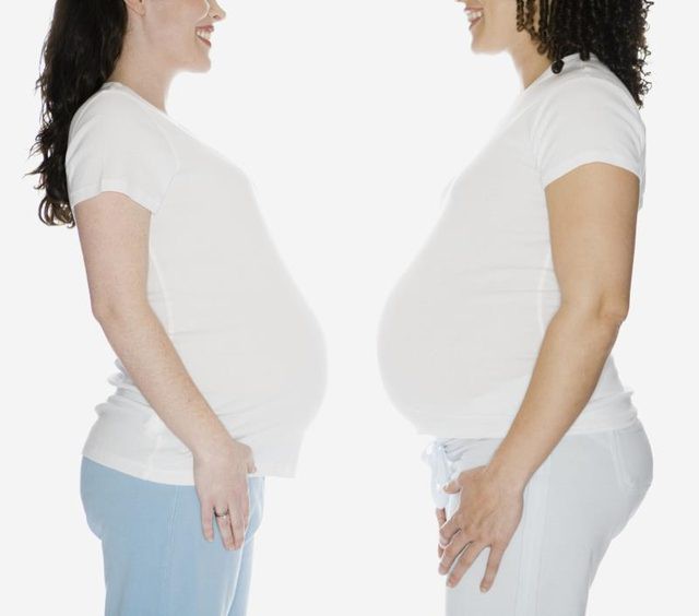 формы живота при беременности девочкой