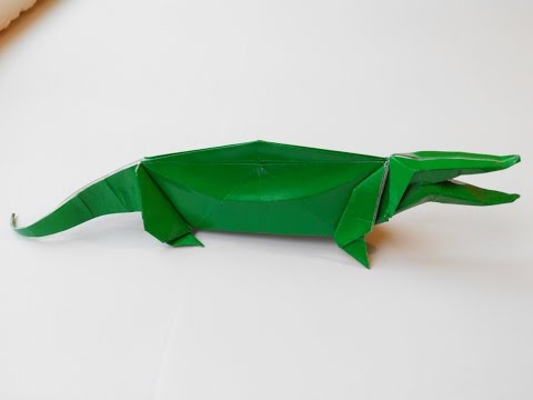 Крокодил оригами, Crocodile origami