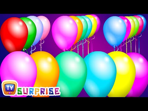 Surprise Eggs Funny Balloons Popping Show for LEARNING NUMBERS – Learn To Count 1 to 10 