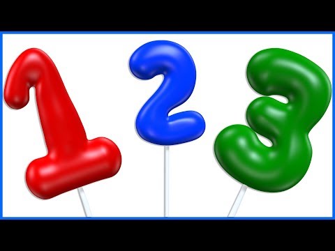Numbers with Gas Balloons 