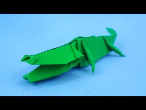 Origami Crocodile / Alligator 