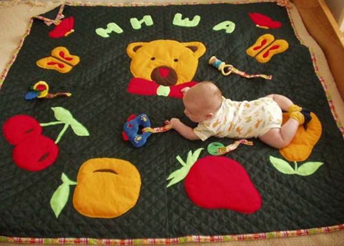 развивающий коврик для детей своими руками