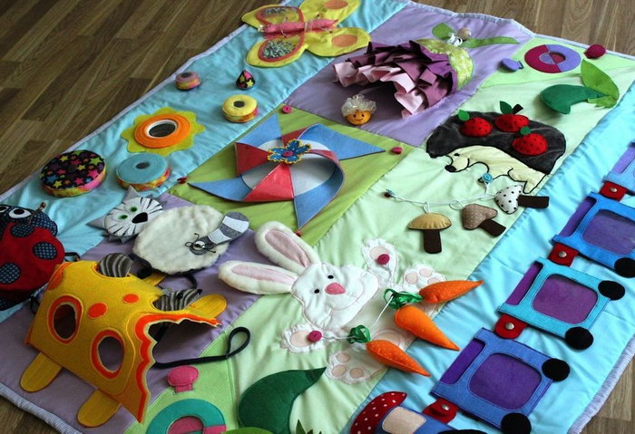 развивающий коврик для детей оформление идеи