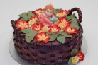 Торт "Корзина с цветами"