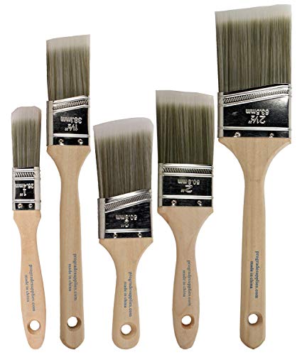 Pro Grade - Paint Brushes - 5 Ea - Paint Brush Set