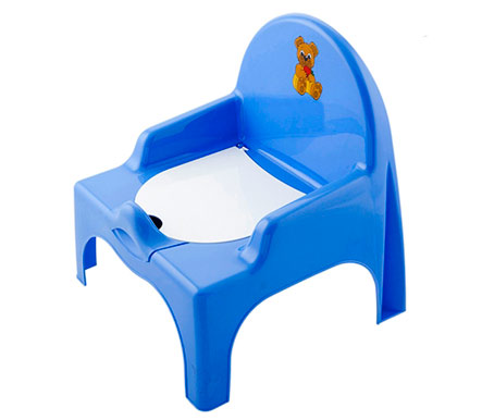 Горшок-стульчик синего цвета