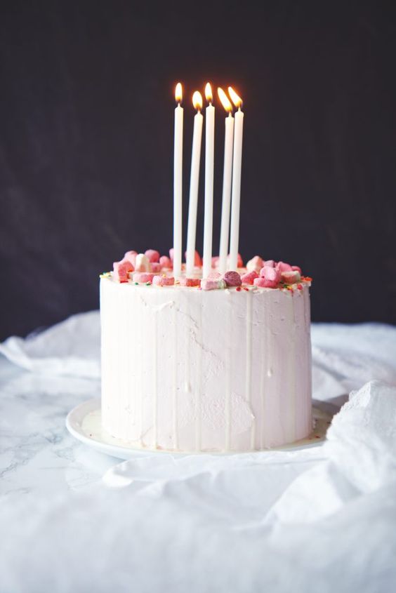 Торт ребенку на день рождения длинные свечи