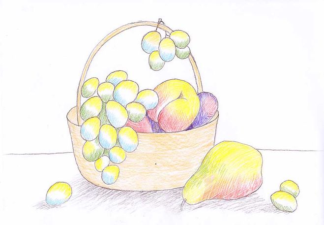 Как рисовать фрукты