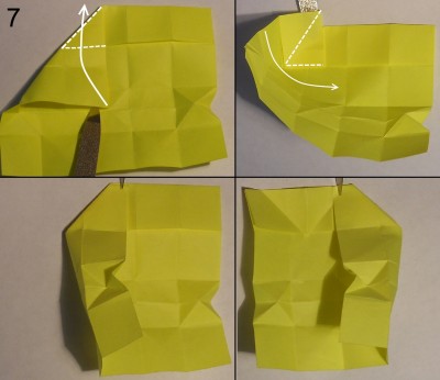 Змейка оригами схема 7