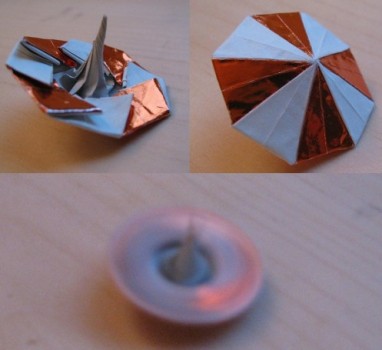 Бумажная игрушка оригами