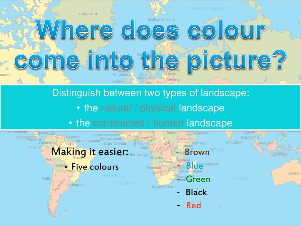 Where does colour come into the picture