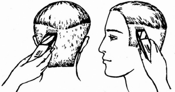 Для стрижки бокс машинкой или бритвой необходимо сделать окантовку волос по всей голове