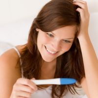 тест на беременность при месячных