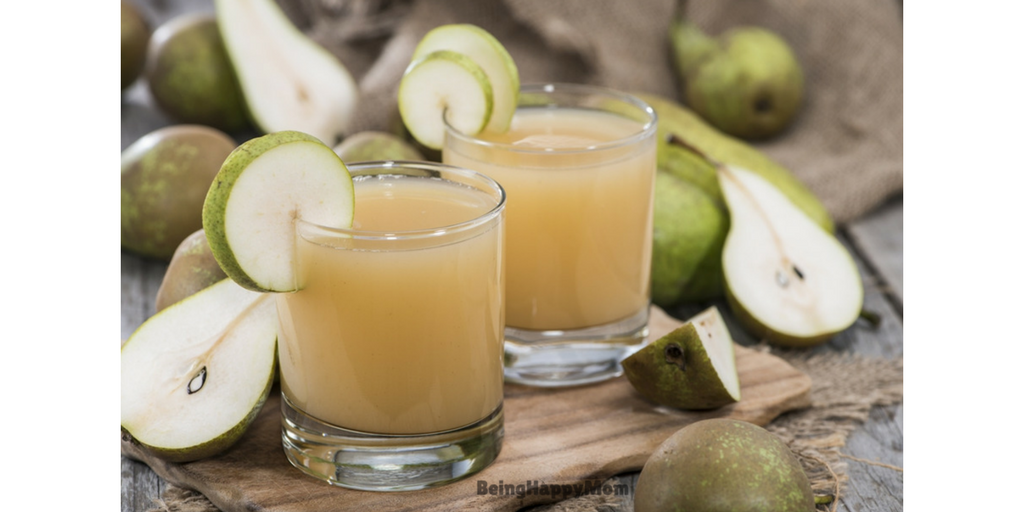 Pear juice in constipation