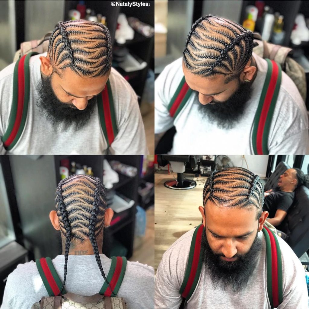 fishtail braids for men