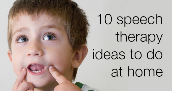 10 speech therapy ideas