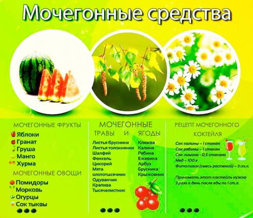 Мочегонные продукты при беременности форум. Разрешенные мочегонные средства при беременности